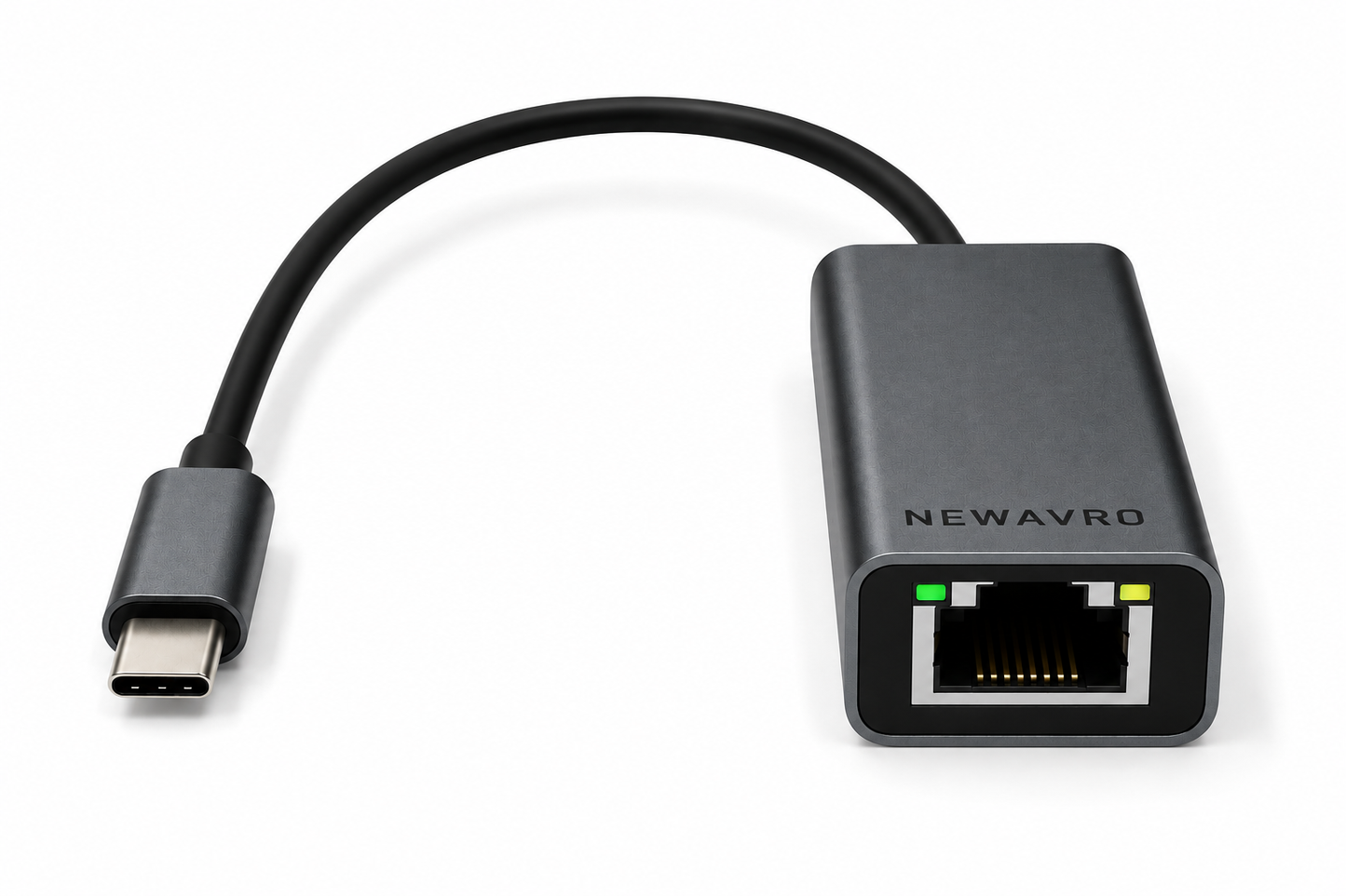 Newavro USB-C to Gigabit Ethernet Adapter - Type-C to RJ45 Network Adapter